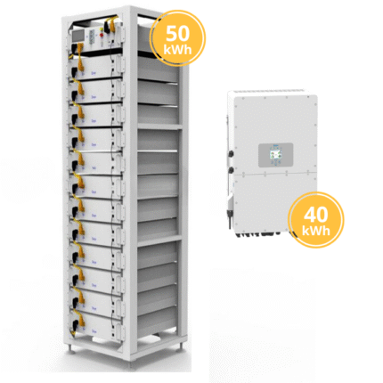 DEYE 50kW Хибриден Инвертор и 40kW Батерии IP20 - Solar.bg