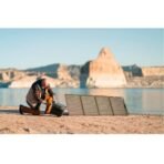 Сгъваем соларен панел зареждащ директно от слънцето - EcoFlow NextGen 220W Bifacial Portable Solar Panel (черен) - Image 2