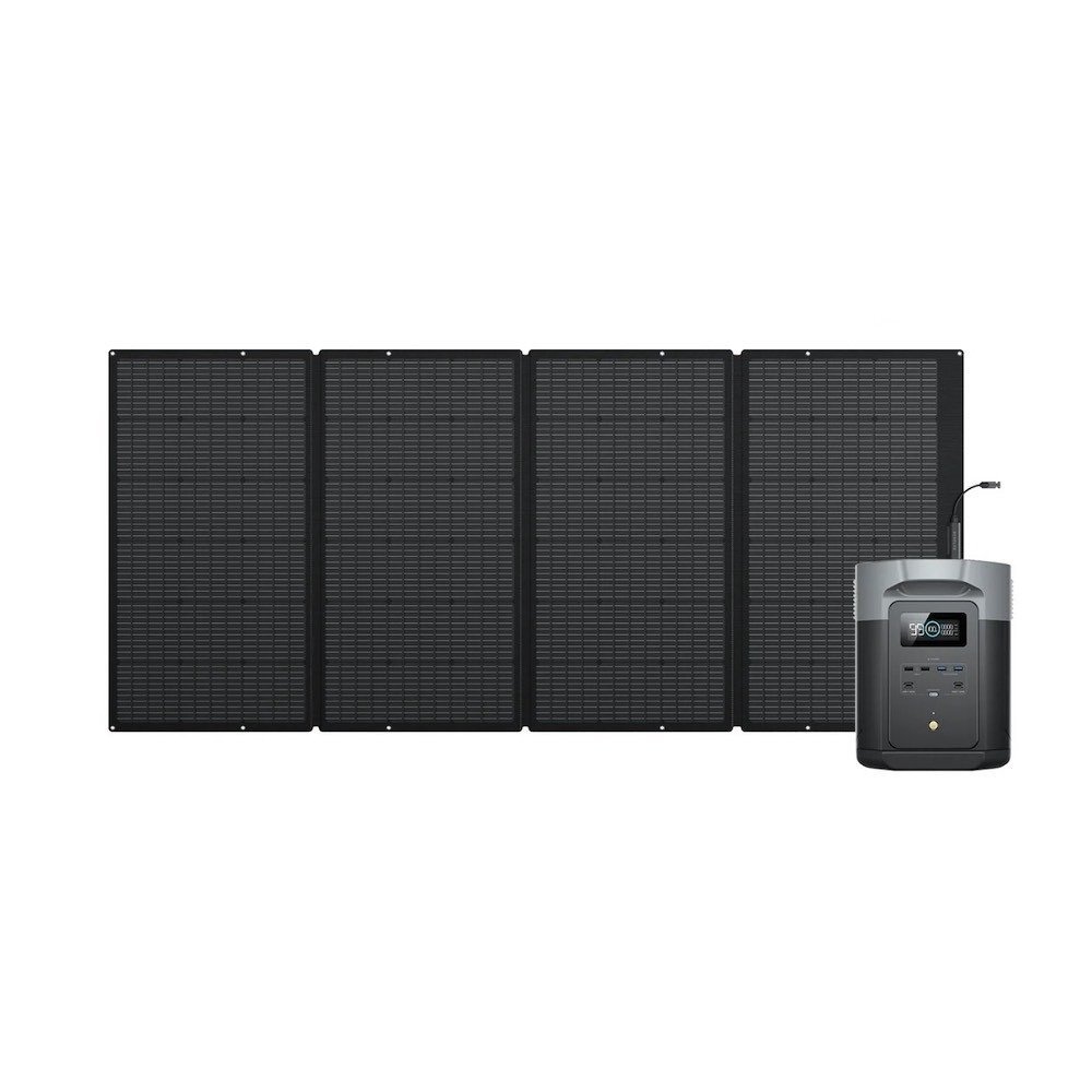 imgi_21_delta2maxsolarpanel5.jpg Комплект портативна професионална електроцентрала и соларен панел - EcoFlow DELTA 2 Max Portable Power Station 2048Wh and 400W Solar Panel - Image 1