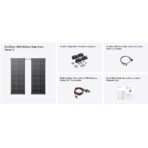 Комплект от два броя соларни панели зареждащи от слънцето за каравана или кемпер - EcoFlow 2x130W RVMax Rigid Solar Panel Combo (черен) - Image 4