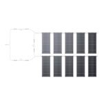 Комплект от два броя соларни панели зареждащи от слънцето за каравана или кемпер - EcoFlow 2x130W RVMax Rigid Solar Panel Combo (черен) - Image 9